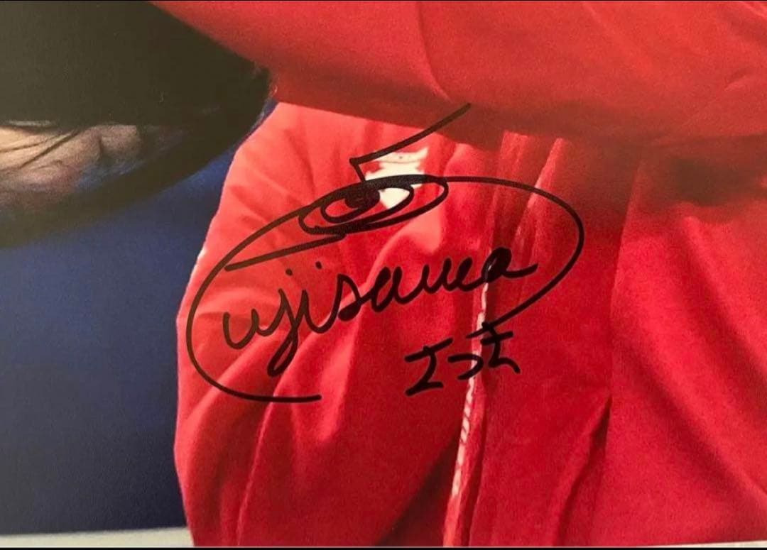 藤澤五月さん 直筆サイン付き写真 ロコ•ソラーレ 証明書付き 1枚　①