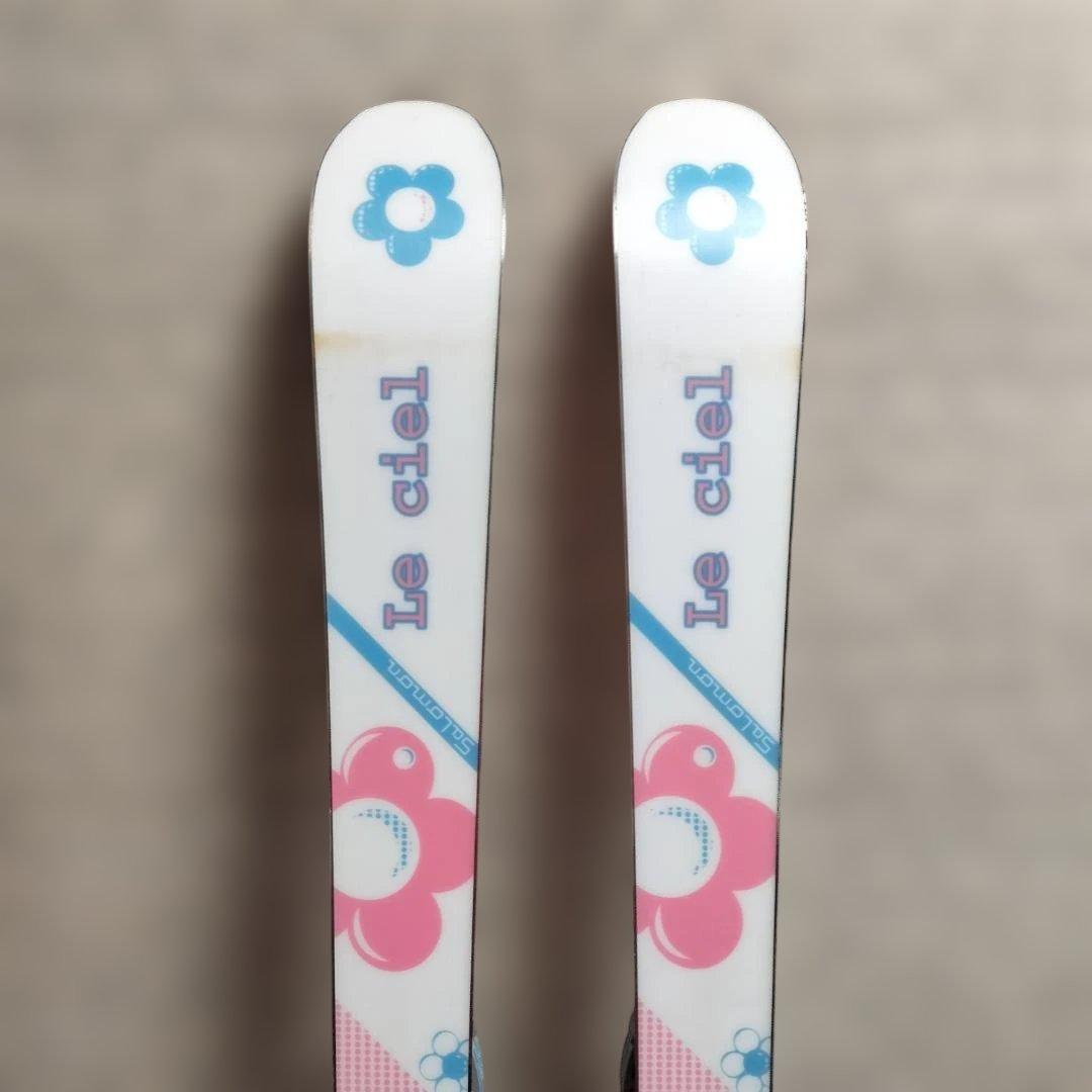 サロモン ジュニアスキー板 130cm Le ciel ビンディング付