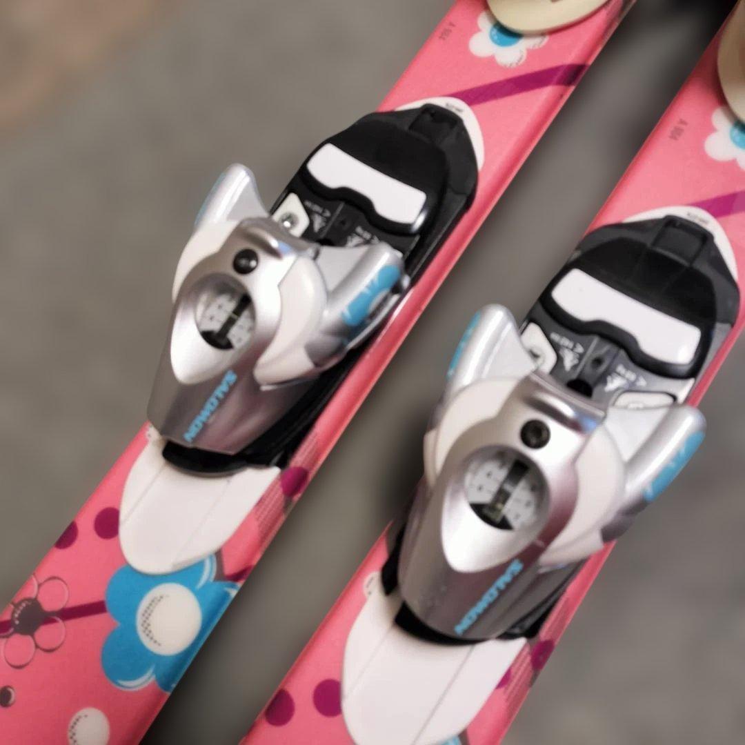 サロモン ジュニアスキー板 130cm Le ciel ビンディング付