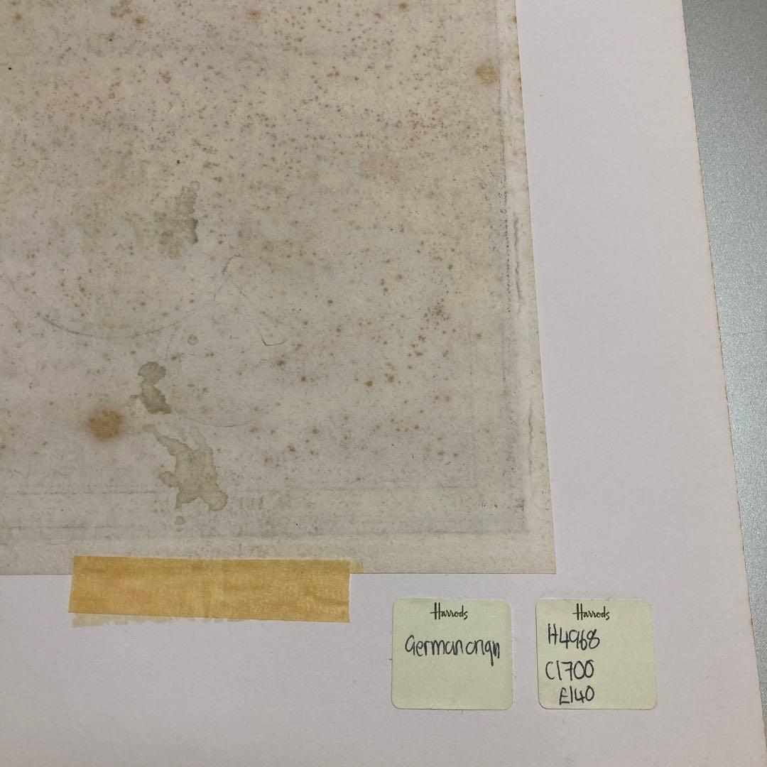 古地図　Harrods 1700年