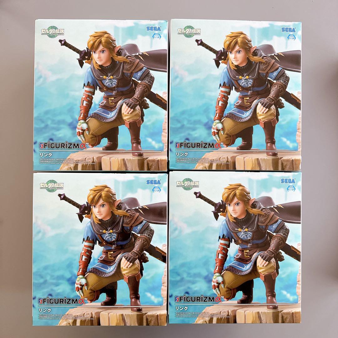 ゼルダの伝説　ティアーズオブザキングダム　FIGURIZMα“リンク” 4個