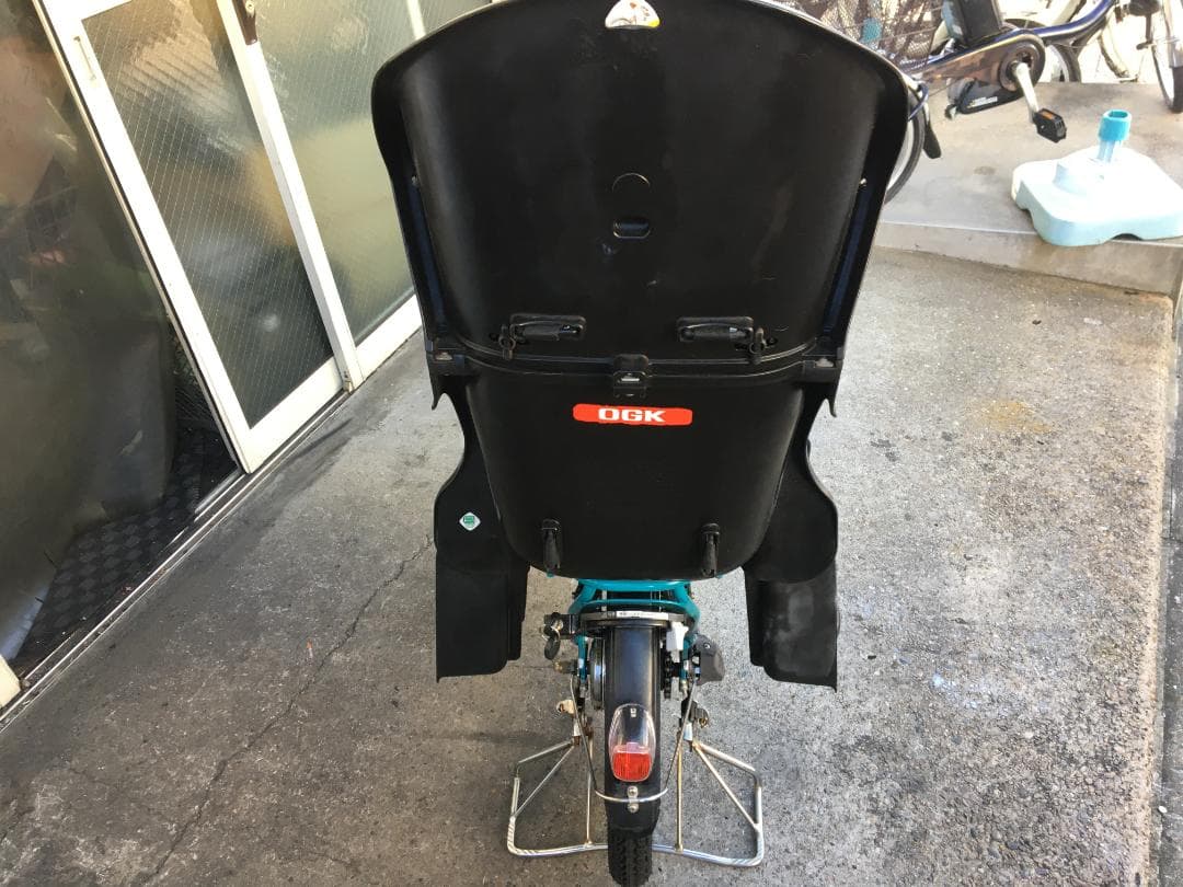 地域限定送料無料　アンジェリーノプティット　子供乗せ　青系　神戸市　電動自転車