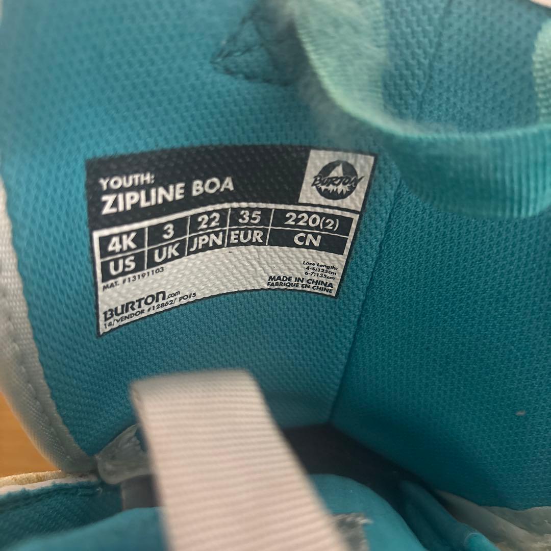 （専用）BURTON ZIPLINE 22cm スノーボード　ブーツ　キッズ