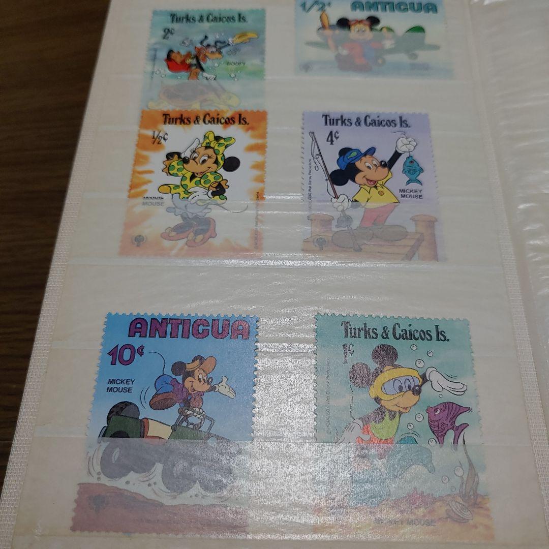 Disney 切手　年代物　その他　34枚セット