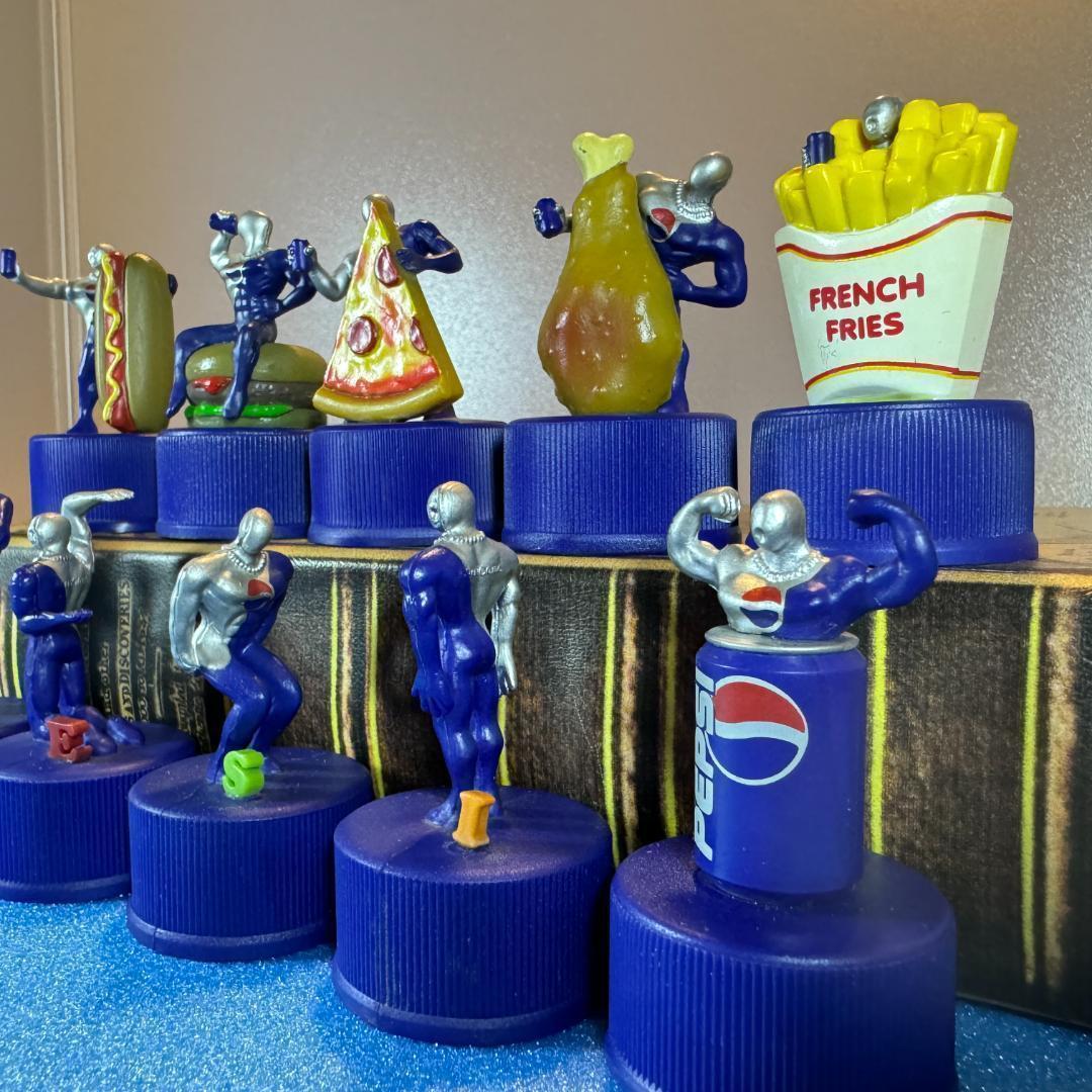 コンプリート ペプシマンキャップ 第1弾 ~ 第5弾全種 PEPSI【1998】