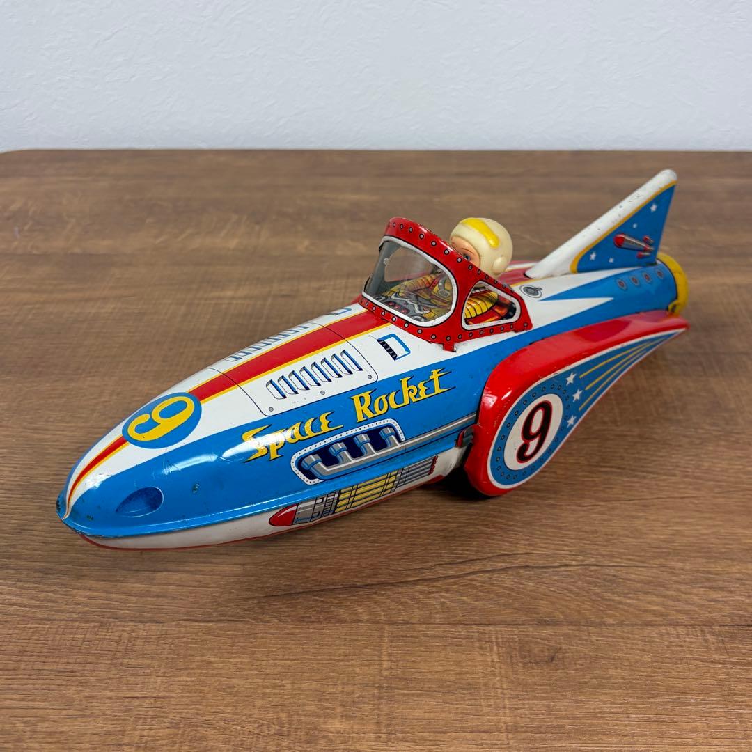 増田屋 モダントーイ ブリキ スペースロケット 玩具 マスダヤ フリクション 車