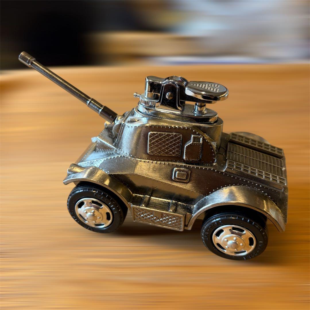 SALADIN MK II 卓上ライター 戦車型 オブジェ メタル製 インテリア