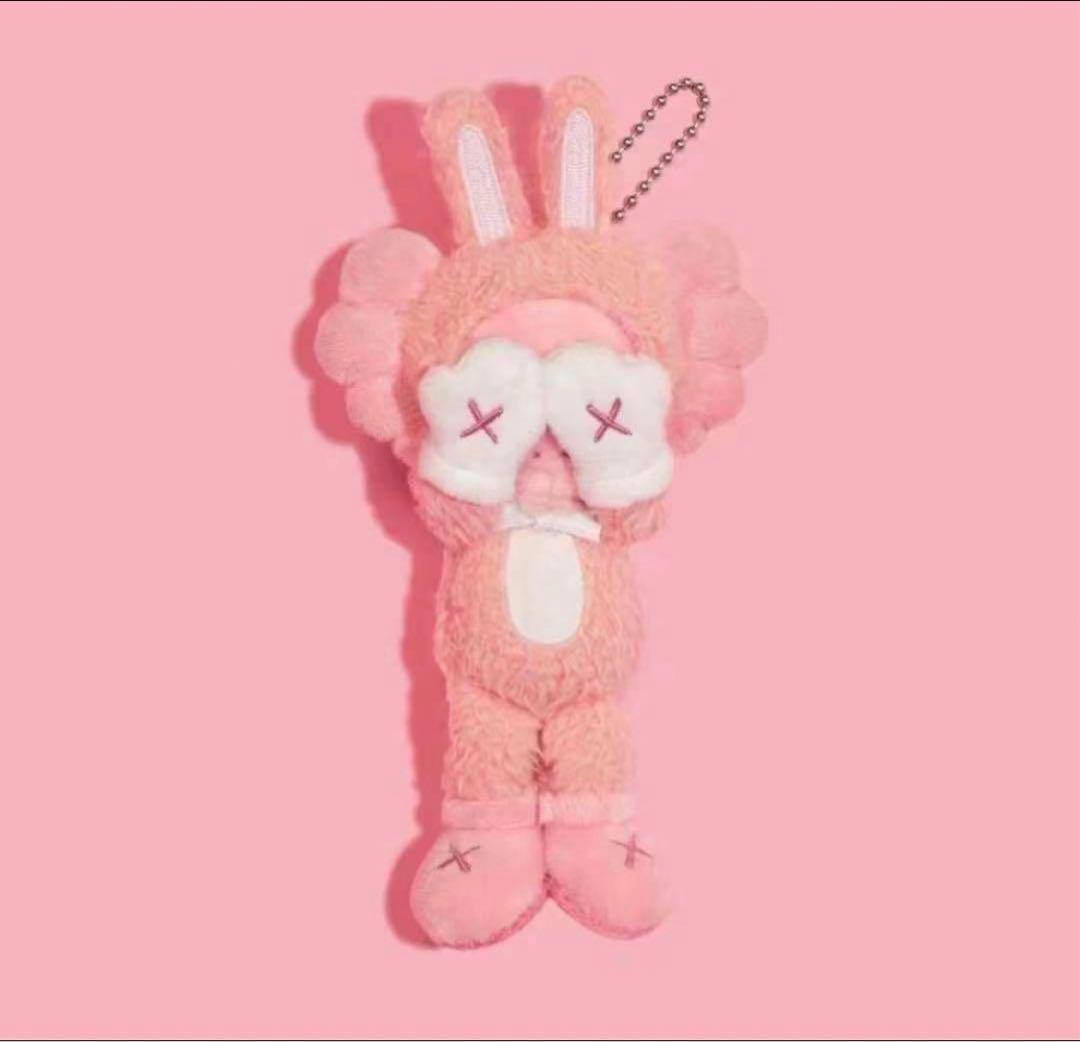 ぬいぐるみ KAWS:HOLIDAY INDONESIA-Plush Charm pink