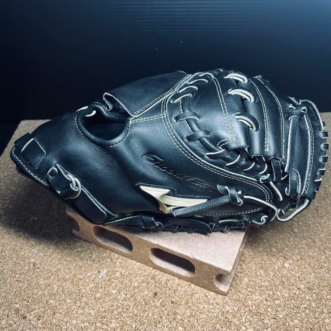 MIZUNOグローバルエリート軟式野球捕手用ミット一般.大人／ブラック