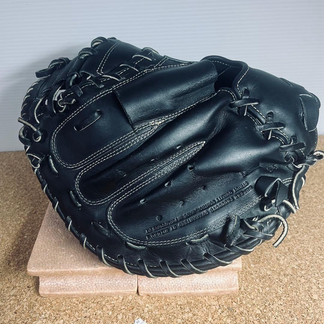 MIZUNOグローバルエリート軟式野球捕手用ミット一般.大人／ブラック