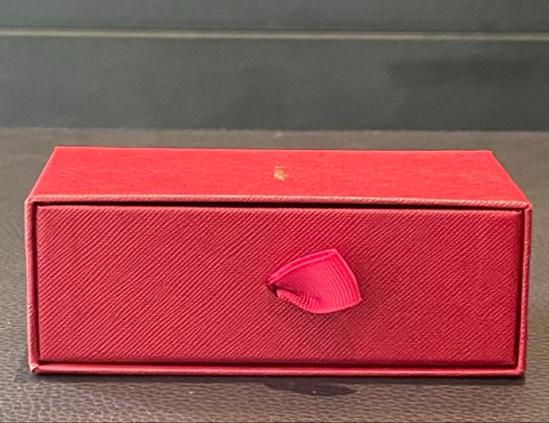カルティエ　レッドレザー　ブレスレットボックス×ジュエリークリーナー