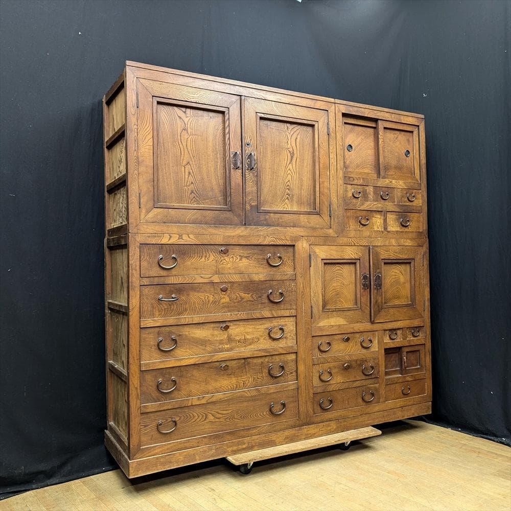 時代箪笥　水屋箪笥　箪笥　食器棚　茶棚　茶箪笥　飾り棚　キャビネット　レトロ