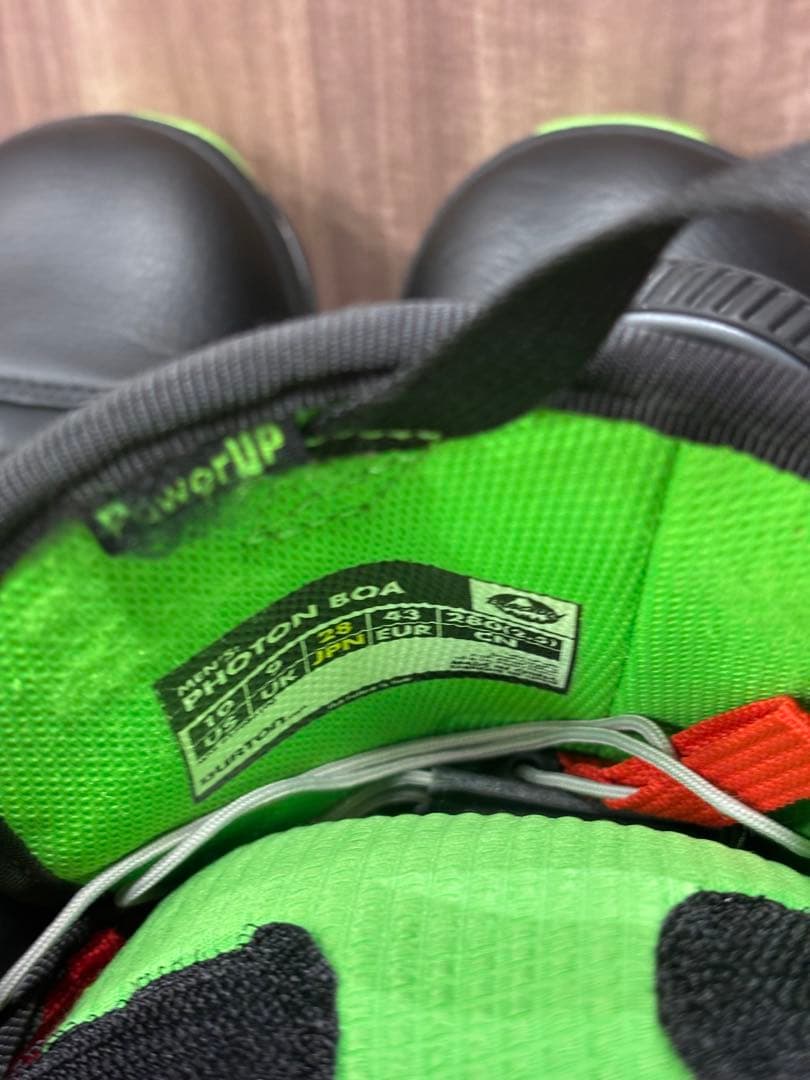 Burton Imprint 3 スノーボードブーツ ブラック/グリーン28cm