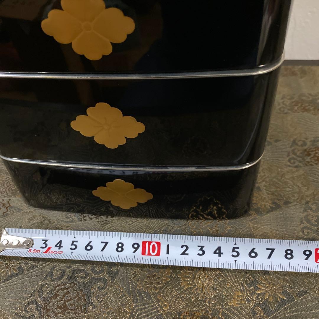 輪島塗　小さなお重　段重