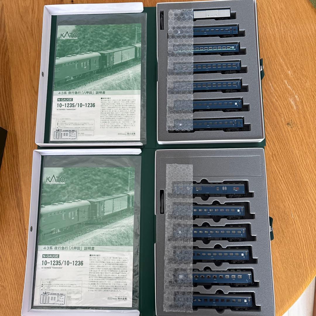 【新同】KATO10-1235/1236 43系夜行急行八甲田フル⑤付属品未開封