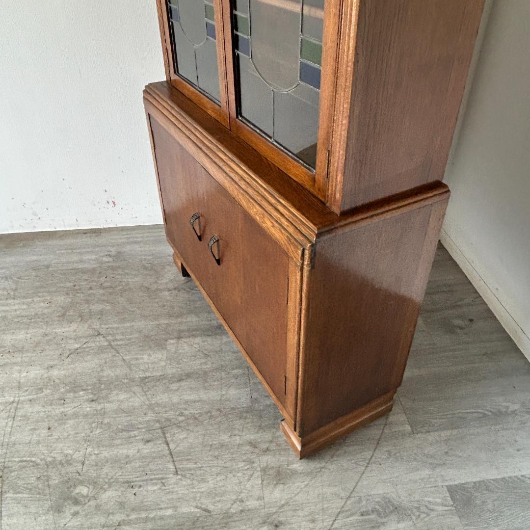 イギリス アンティーク家具 ブックケース ディスプレーキャビネット 780A