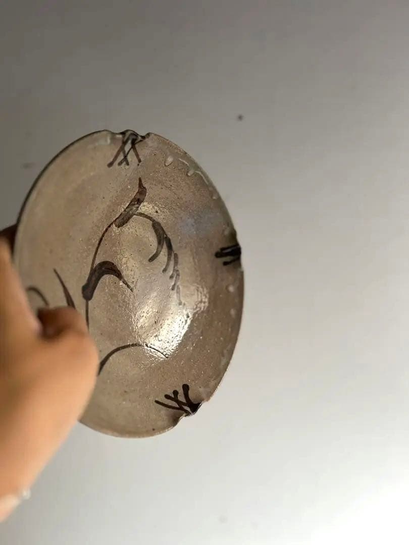 【Leela様リクエスト】393 田中佐次郎 山瀬窯 絵唐津菓子器 ・向付2点