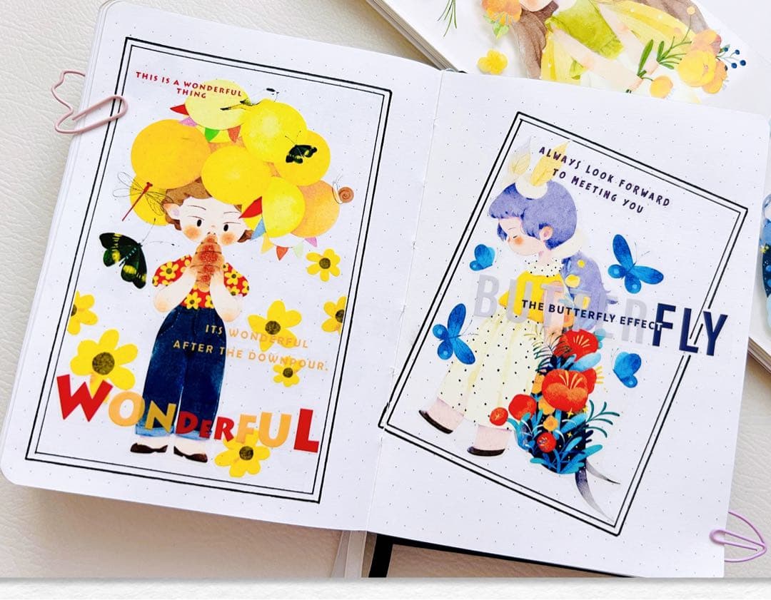 ⭐️SALE⭐️WT《夏日昆虫少女》 海外マスキングテープ 【1193】