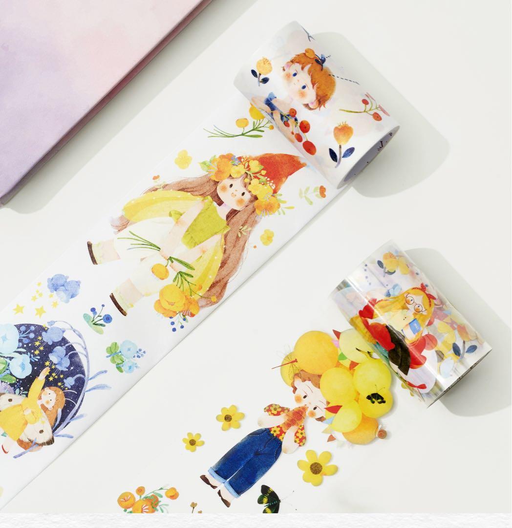 ⭐️SALE⭐️WT《夏日昆虫少女》 海外マスキングテープ 【1193】