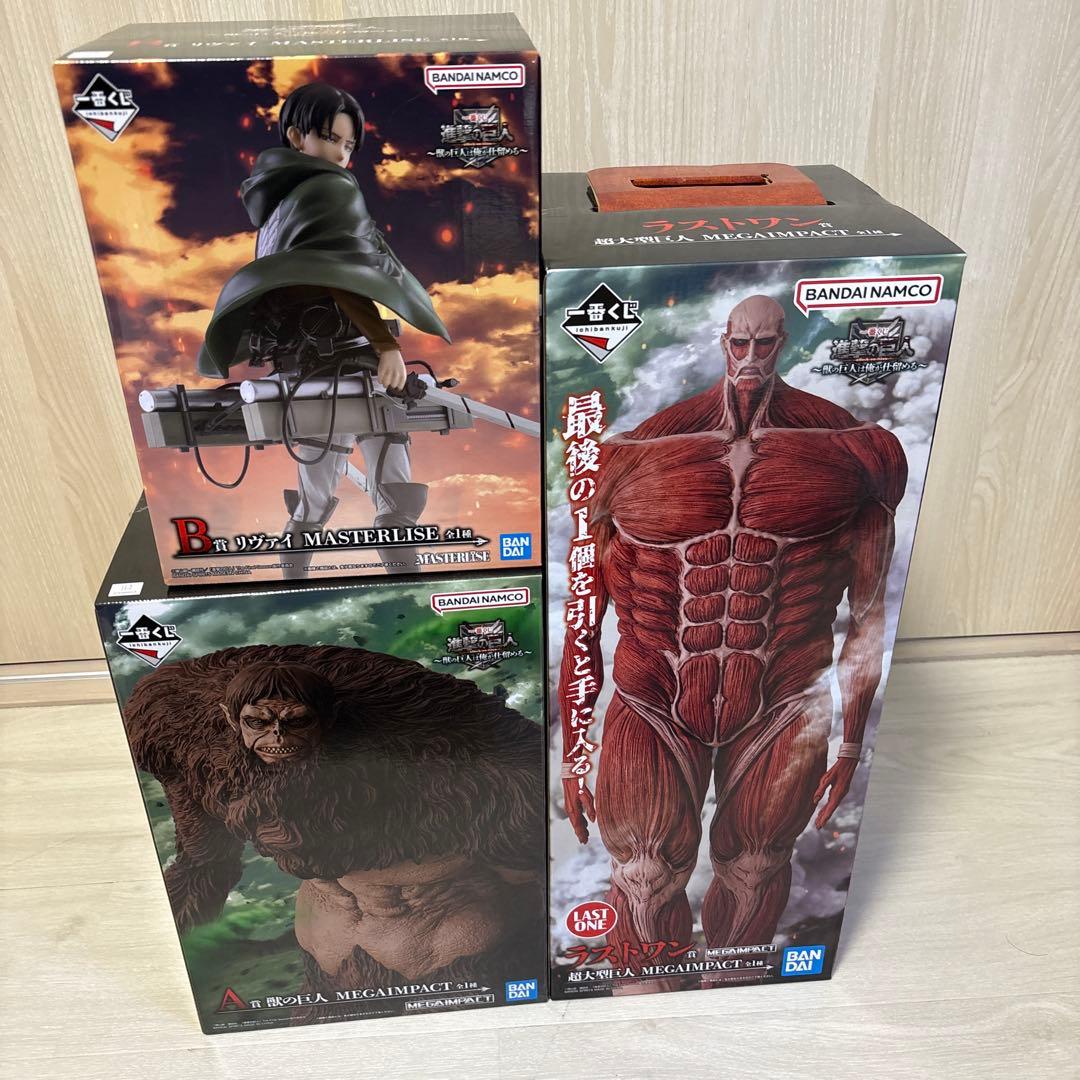 進撃の巨人 一番くじ　A賞 B賞 ラストワン