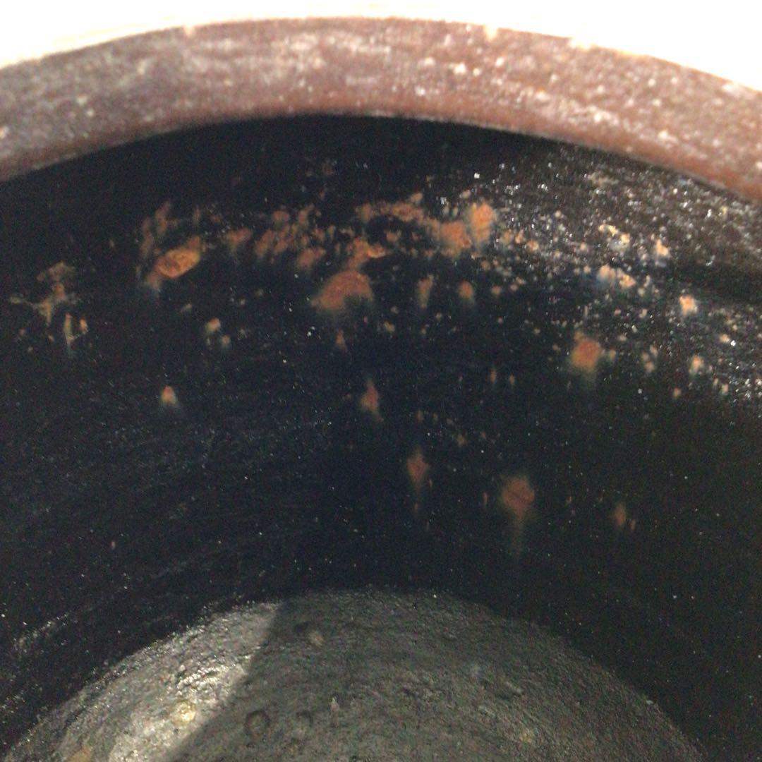 Ｓ６２　茶釜　『人間国宝　高橋敬典造』『間取松竹地紋』『羽子板釜』　共箱　茶道具