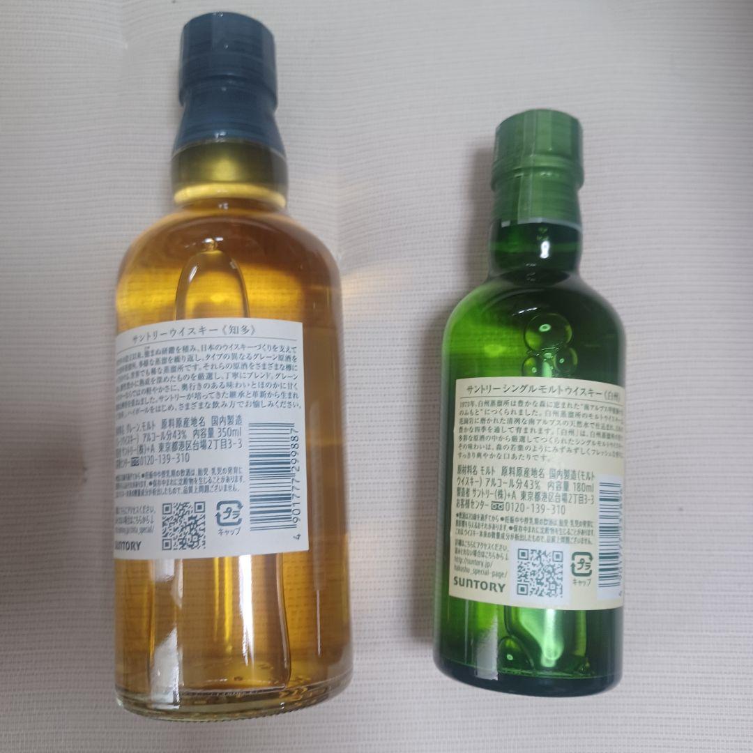 サントリーウィスキー2種類