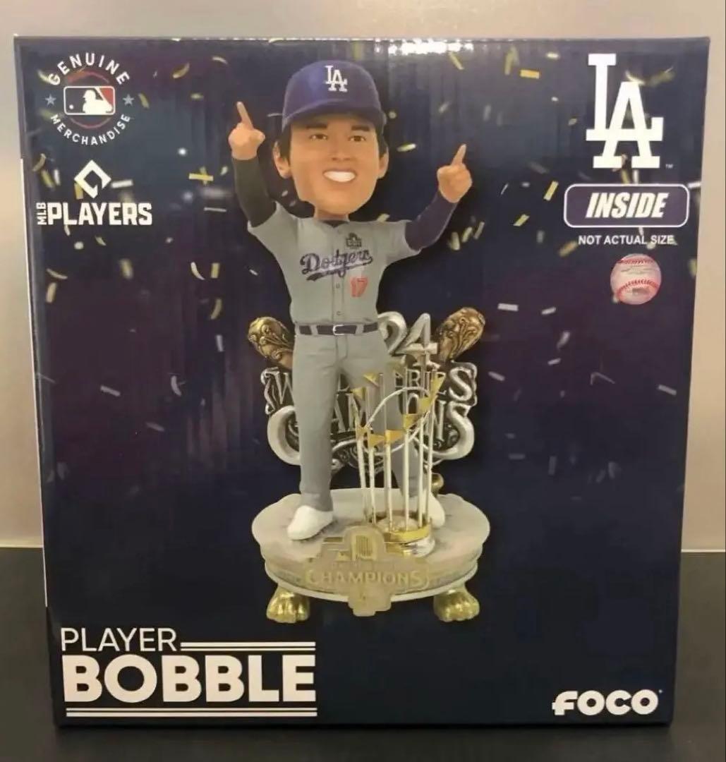 【大谷翔平】ドジャース 2024ワールドチャンピオン記念ボブルヘッド