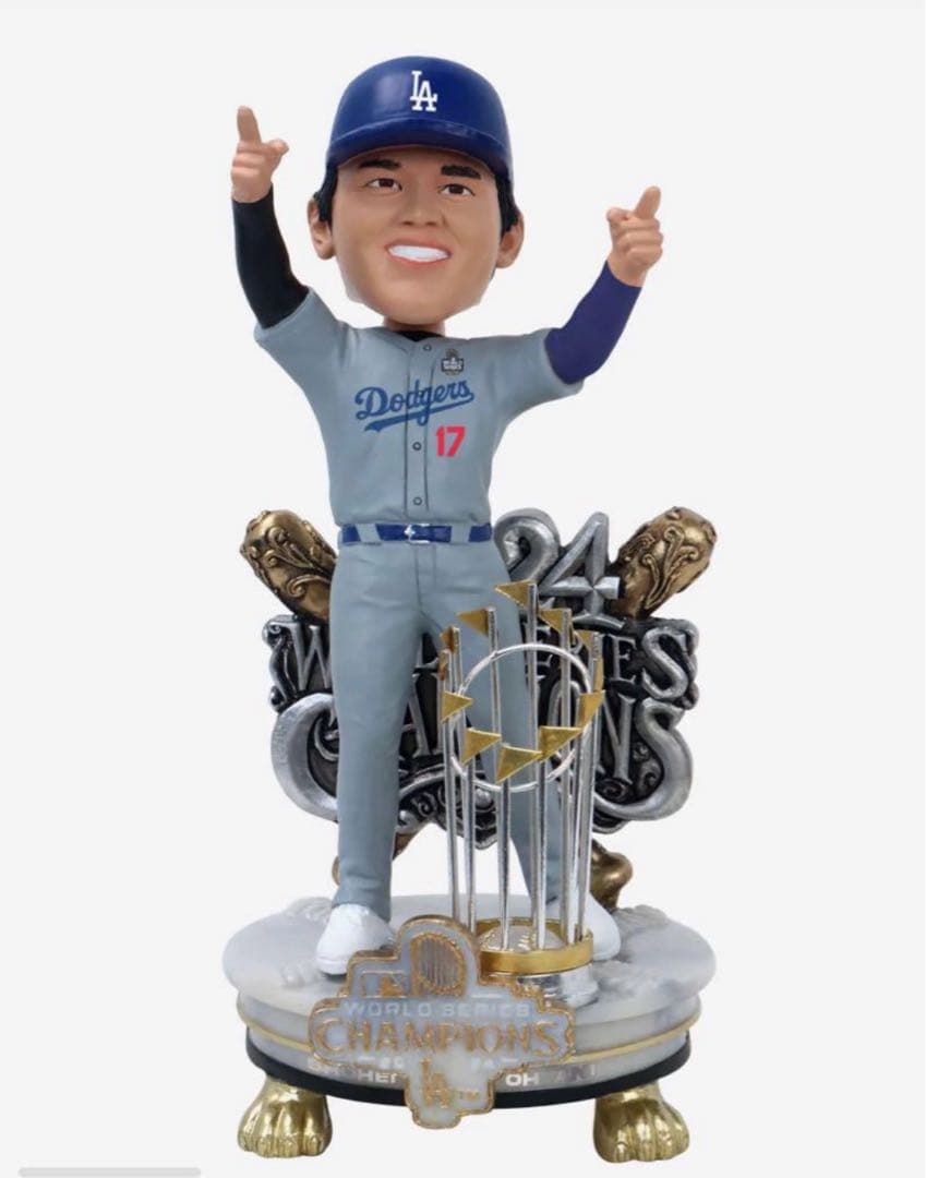 【大谷翔平】ドジャース 2024ワールドチャンピオン記念ボブルヘッド
