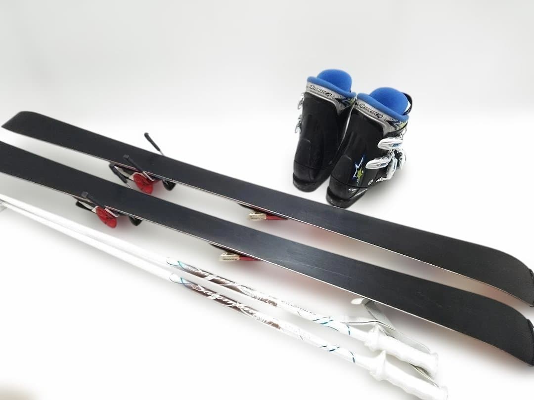 ジュニアスキー4点セット アトミック cloud 130cm ノルディカ21cm