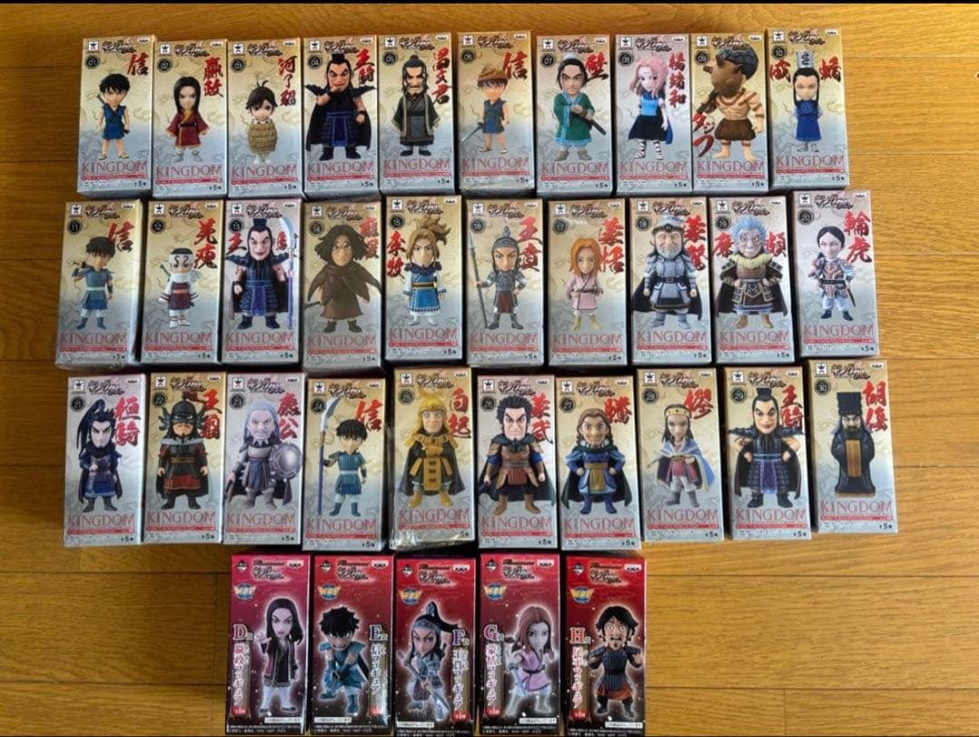 キングダムフィギュア 35体 ワーコレ 王騎・信・羌瘣 コンプリート