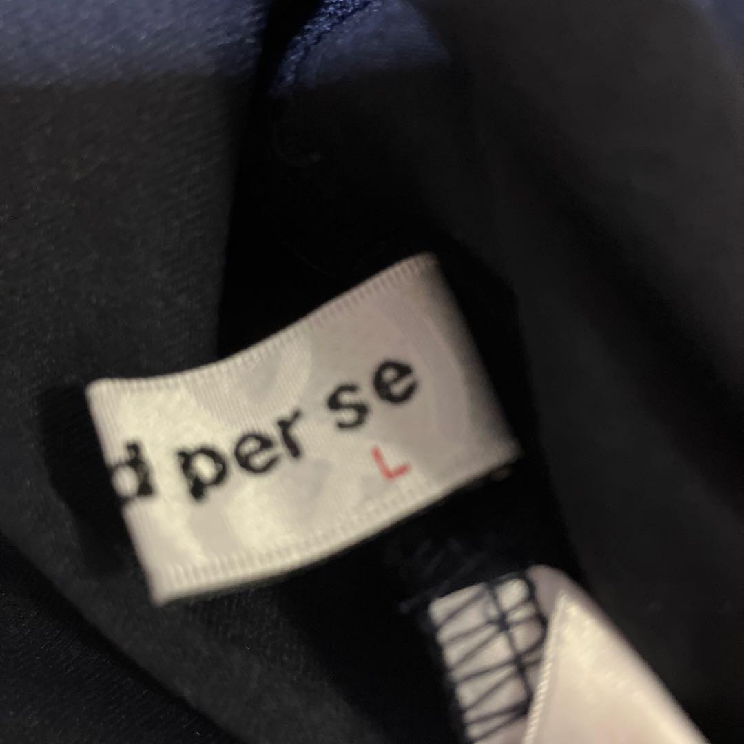 and per se ゴルフウェアセット ネイビー/レッド