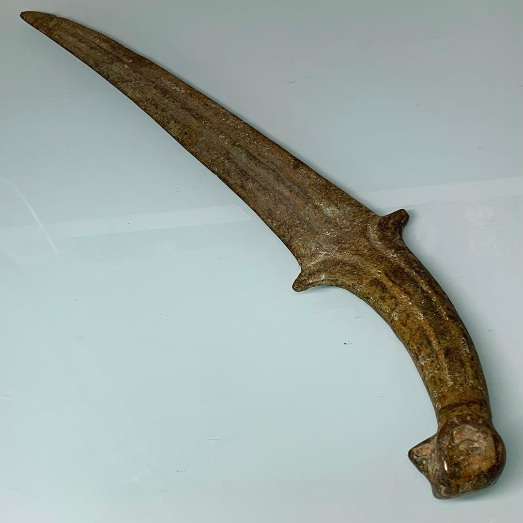 時代物　獸首青銅古剣　古刀　出土　副葬品　アンティーク