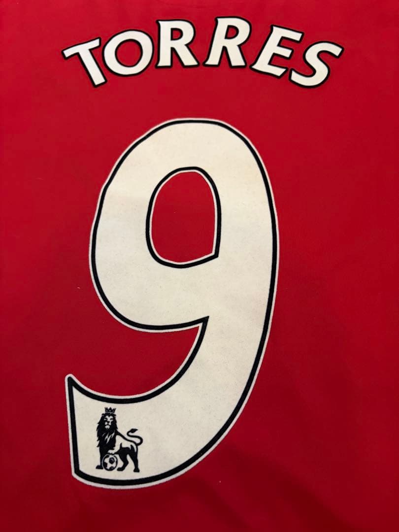 希少品 リブァプールFC トーレス ユニフォーム 08/09 adidas 長袖
