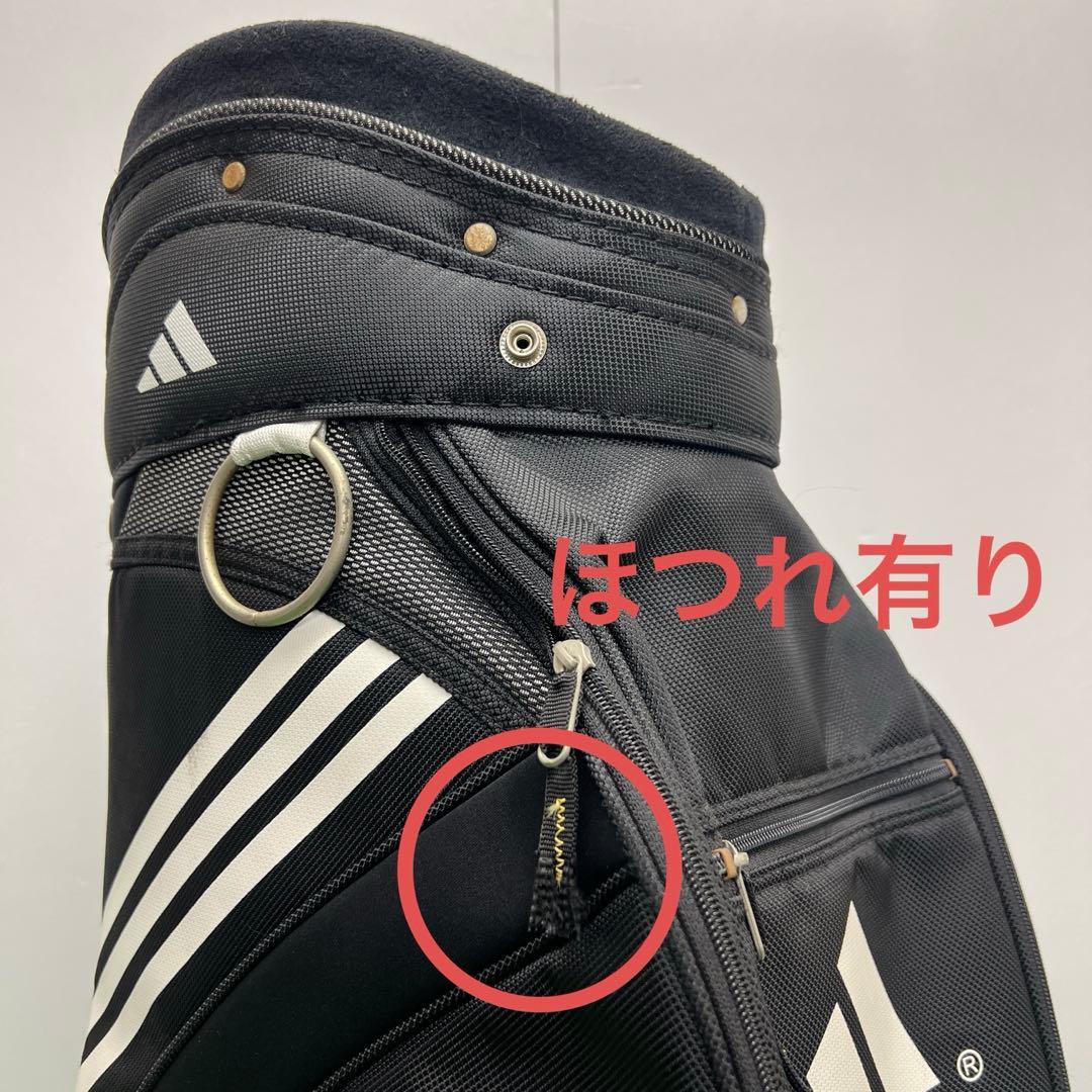 アディダス adidas ゴルフバッグ　9インチ　ブラック　メンズ　中古品