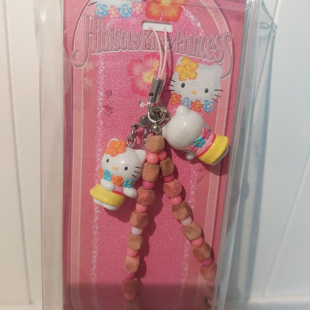 レア⭐新品⭐未使用 ご当地キティストラップ ハワイ キティ ミミィ 2001