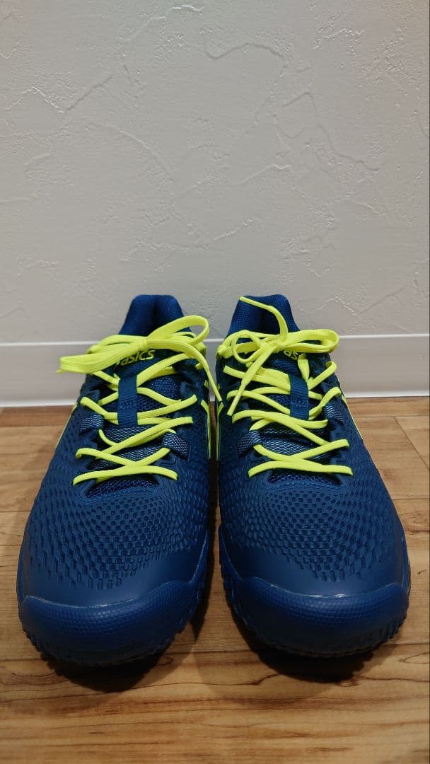 【新品同様】アシックス ゲルレゾリューション9 オムニクレー 26.5cm 2E