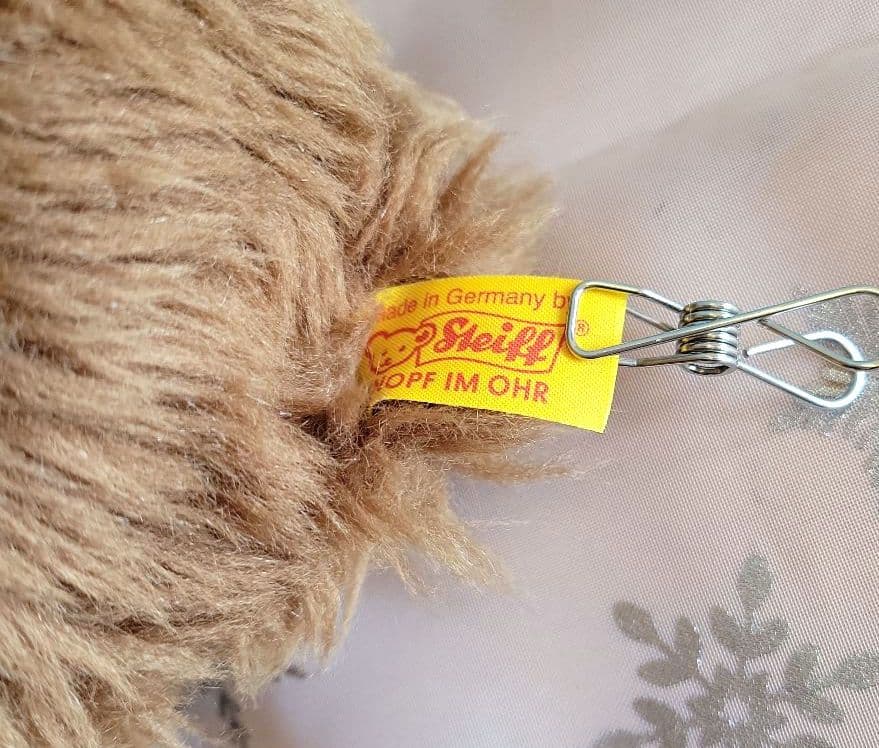 シュタイフ　Molly Teddy（モリーテディ）19678 ブラウン　リボン