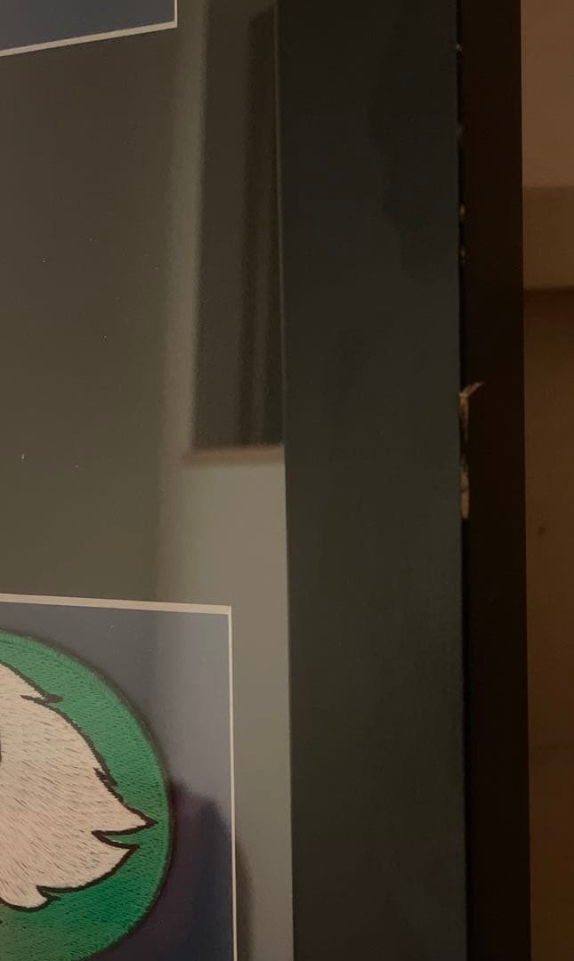 2008年日本シリーズ西武ライオンズ優勝記念額　レア使用ピッチャープレート入り