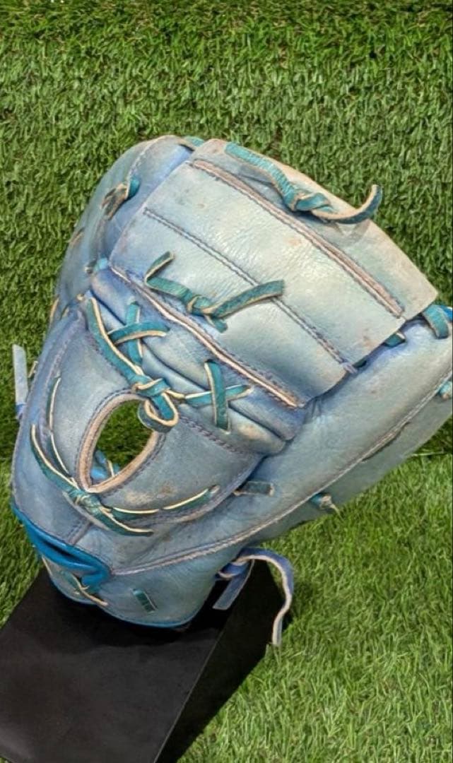 野球ミット　ファーストミット　ゼネラル　ミスタージャイアンツ　王長嶋サイン入り