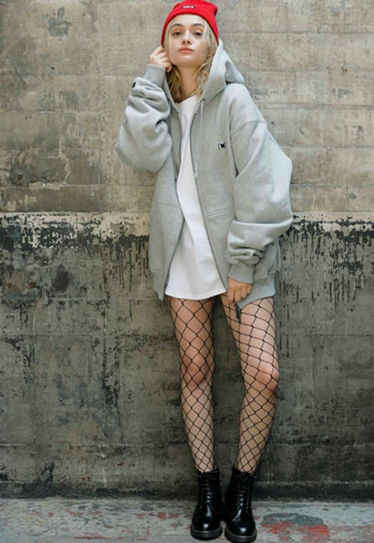 I AM WHAT I AM「zip Up Sweatshirt - GRAY」