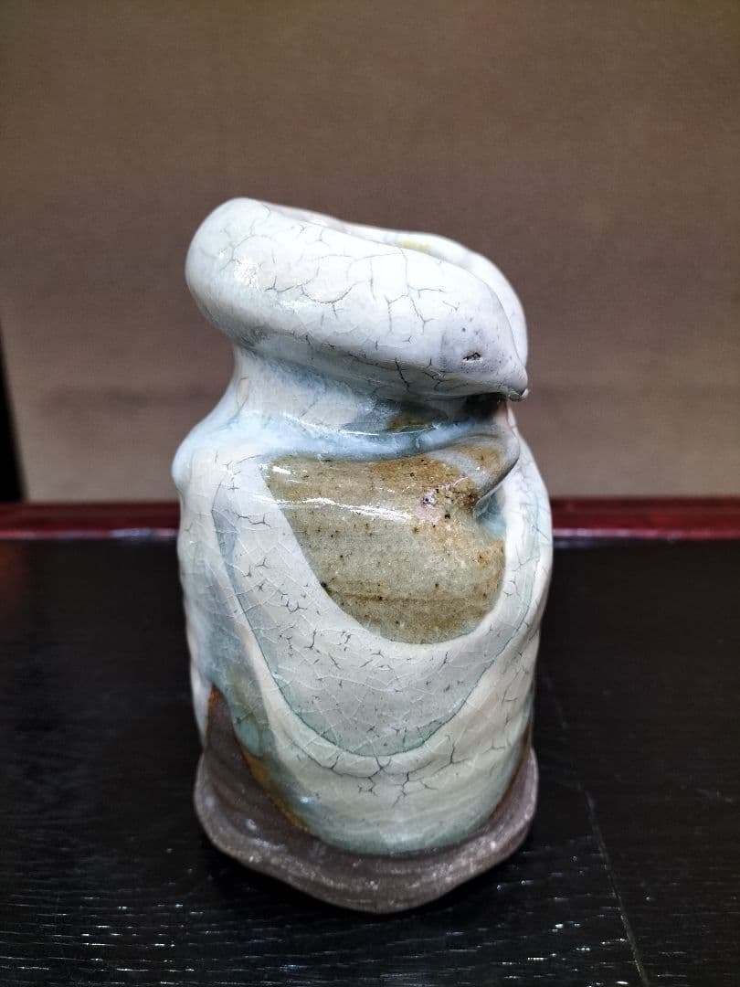 西郷輝彦織部焼き写し常滑窯にて手作り