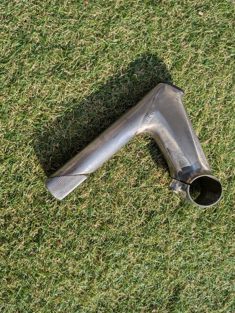 y*n様 チタンステム　チネリグランモ90mm 中古品　1インチスレッド旧車に