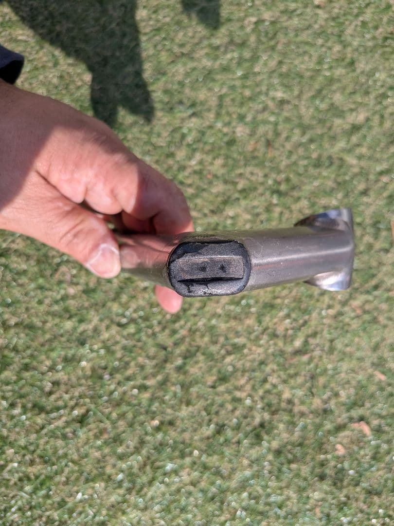 y*n様 チタンステム　チネリグランモ90mm 中古品　1インチスレッド旧車に