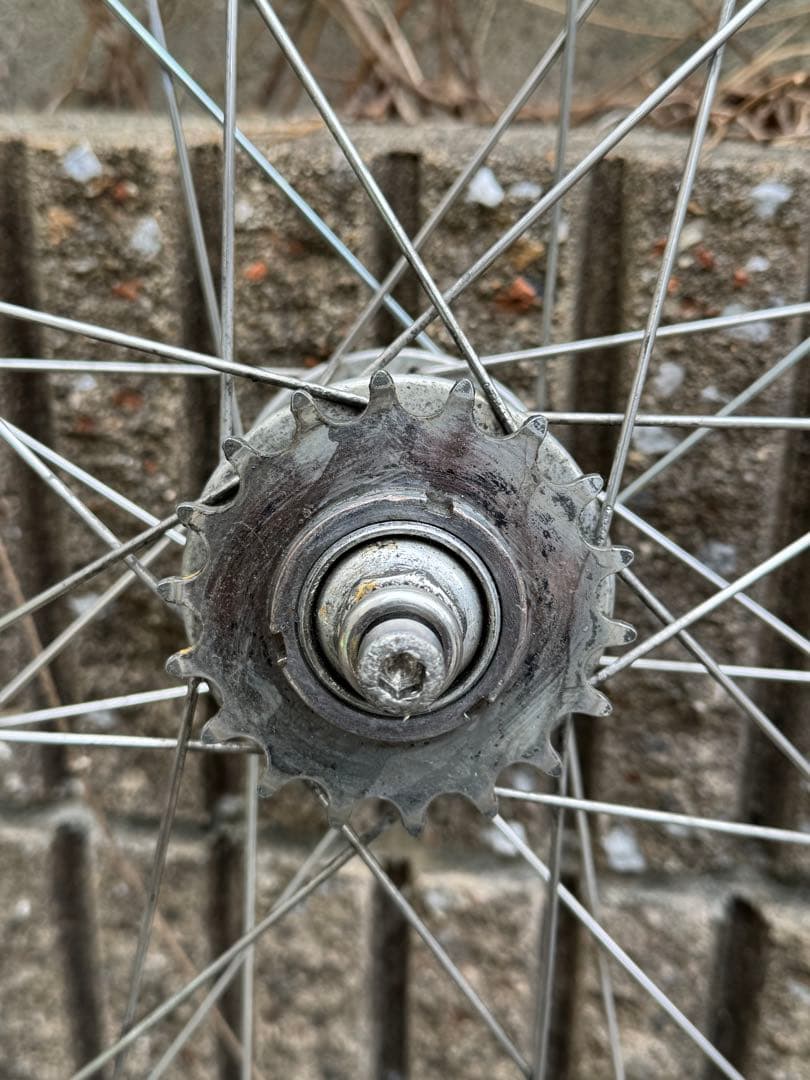 ピスト　ホイール　リアpaul 32h × h plus son tb14