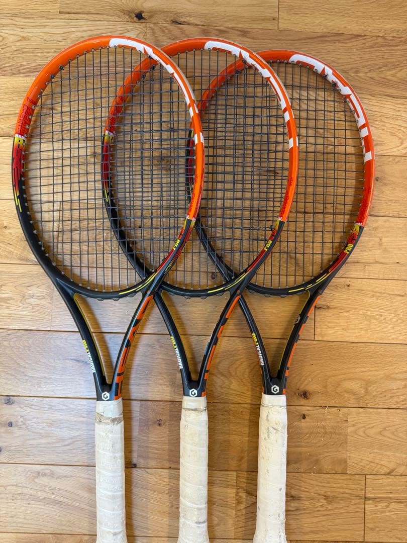 HEAD Radical Pro ラジカル プロ 硬式テニスラケット 3本