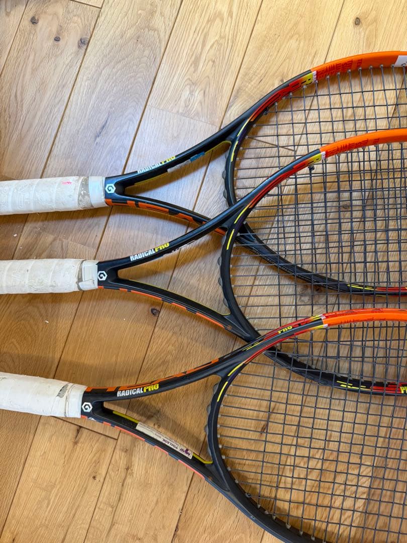HEAD Radical Pro ラジカル プロ 硬式テニスラケット 3本