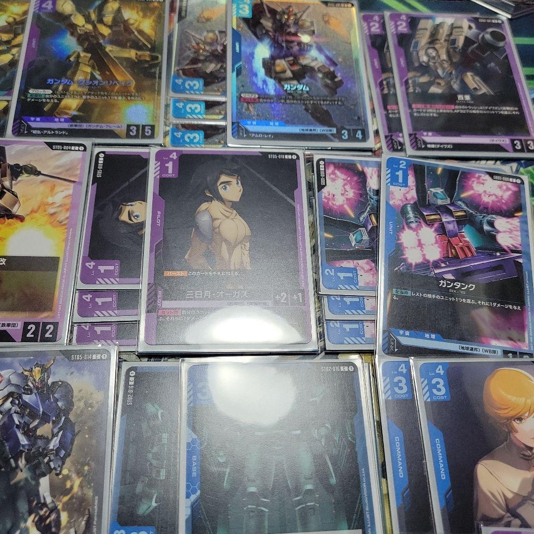 ま*つ様 ガンダムカードゲーム　青紫バルバドスデッキ