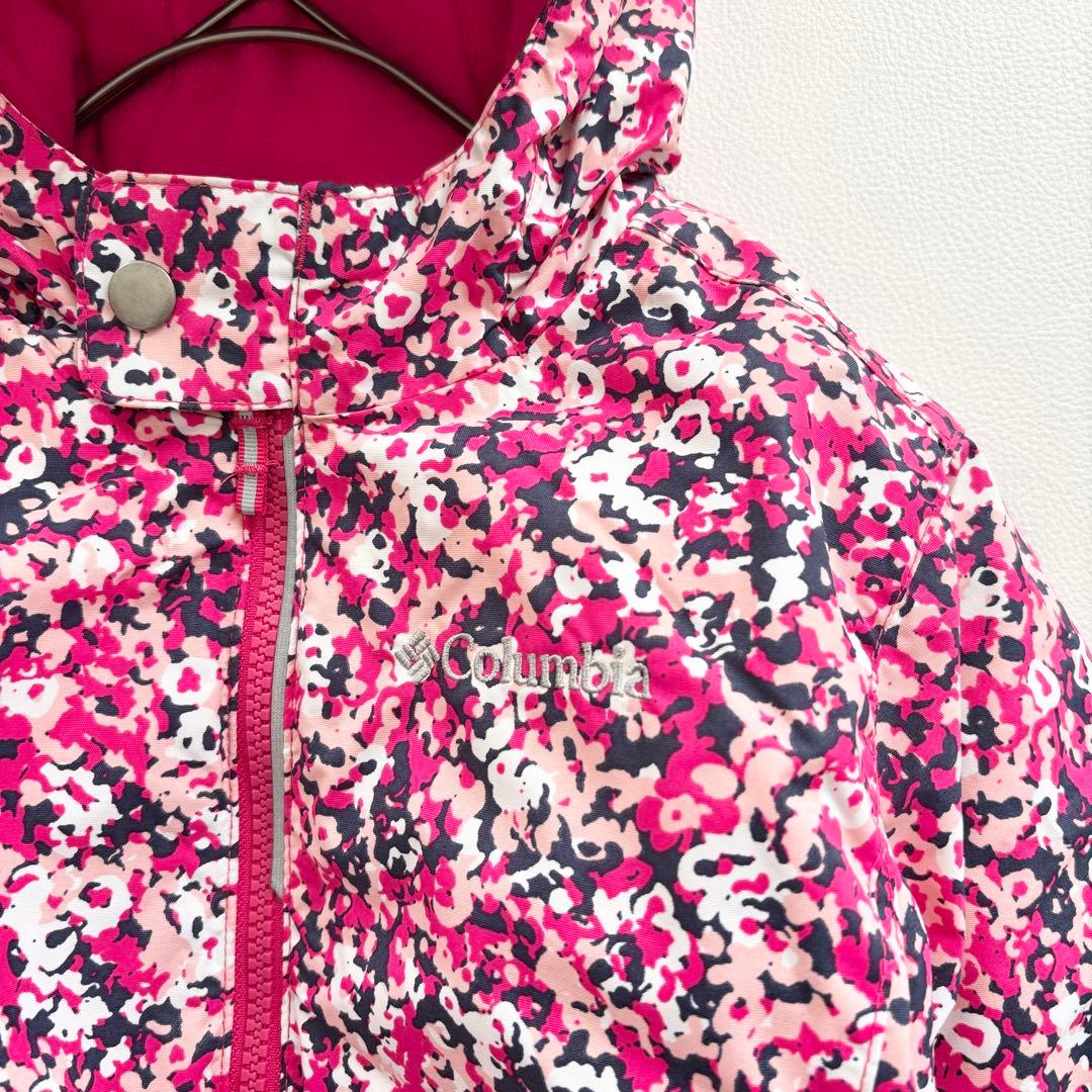 02485 コロンビア　キッズ　スキーウェア　セットアップ XXS ピンク