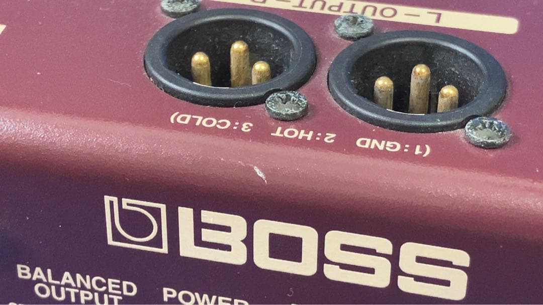 【動作品】ボス BOSS AD-5 アコギプロセッサ　プリアンプ エフェクター
