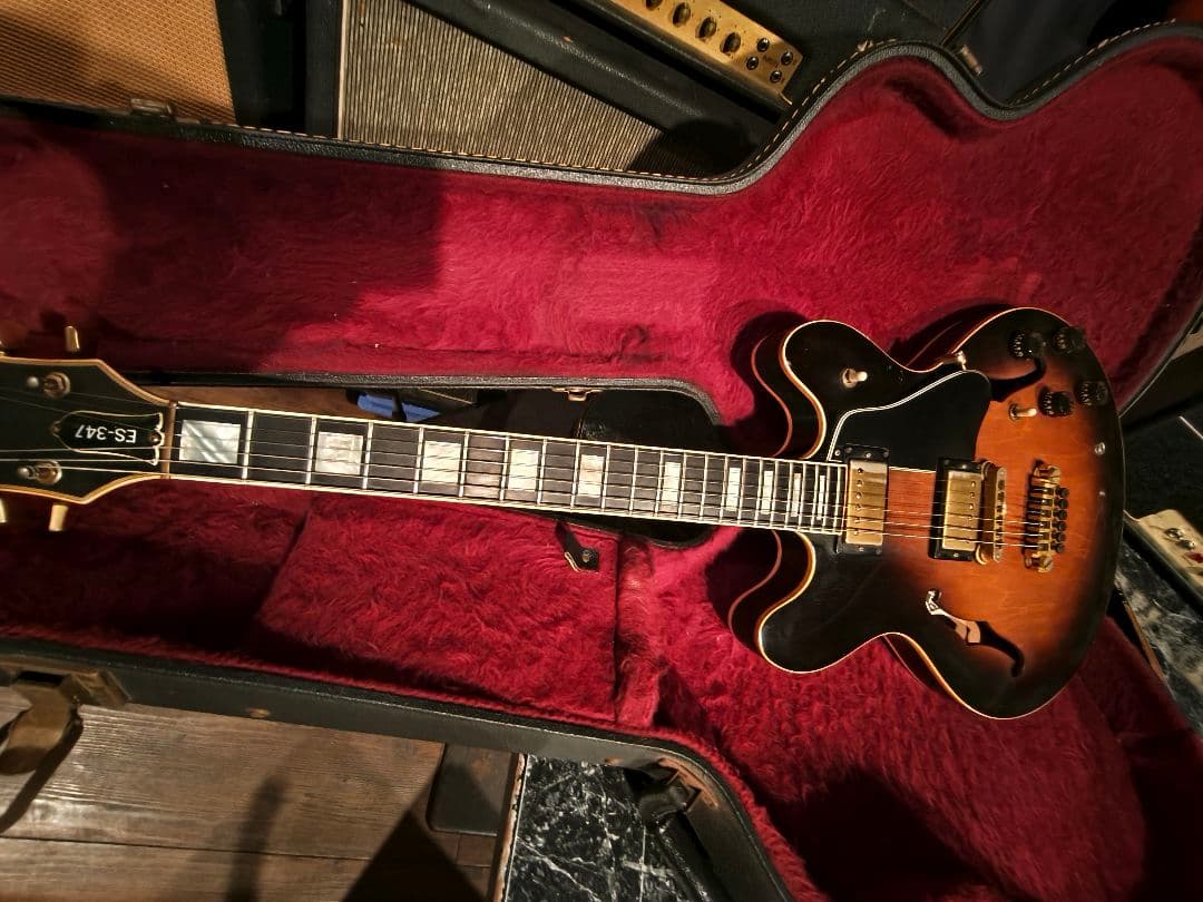 Gibson ES-347 フルオリジナル！ビンテージ1979年 ハードケース付